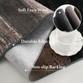 thumbnail image 2 of SONORO KATE 5'x7' Area Rugs for Living Room, Machine Washable Industrial Vintage Non Slip Soft Indoor Area Carpet, Black/Brown, 2 of 7
