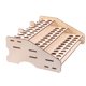 thumbnail image 5 of Modelo Pintura Pintura Simple Conveniente Madera Craft Pigment Holding Racks Pinturas únicas Organizador Tubo Estantes de Escritorio Contenedor Contenedor AweSitey HA012222-00, 5 of 7