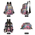 thumbnail image 4 of FORMRS Mini Backpack Purse for Women Travel Daypack Casual Shoulder Bag, Art Cat, 4 of 7