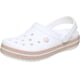 thumbnail image 1 of Zuecos Crocs Crocband Unisex Blanco y Rosa Talla 11W 9M, 1 of 7