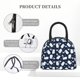 thumbnail image 4 of Fotbe Swan Bolsa de Almuerzo con Estampado, Lonchera Aislada, Contenedor de Comida Reutilizable Tipo Cooler a Prueba de Fugas, 4 of 6