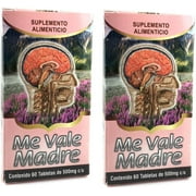 2 Cajas Me Vale Madre 60 Caps. Each Box Headache Migraine & Stress/ Dolor De Cabeza,estres