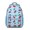 Sky-blue-5, variant on Retro Botanical Waterproof School Backpack - Hawaiian Tropical Leaf Design for Lightweight Daily Use
