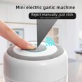 thumbnail image 2 of Electric Garlic Chopper Mini Portable Veggie Chopper 100ML /250ML Pepper Nuts Grinder Onion Chopper Wireless Blender to Vegetable Waterproof USB Charging, 2 of 6