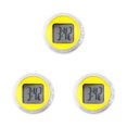 thumbnail image 4 of Transemion Plastic Durable Electronic Watch With Digital Display - Accurate Timekeeping For Everyday Stopwatch yellow 3Set, 4 of 6