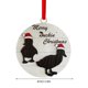 thumbnail image 4 of Gibobby Sombrero de Papá Noel de Navidad Decoraciones navideñas de animales Adorno de doble capa(D), 4 of 4