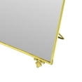 thumbnail image 5 of My Texas House Gold Rectangular Metal Standing Vanity Mirror, 7" x 11", 5 of 5