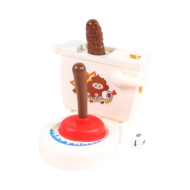 Poops-émbolo de inodoro, taburete de juguete, juguete de inodoro, simulación divertida, juguete de eyección de inodoro, lanzadores de destreza, caca