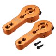 thumbnail image 1 of Unique Bargains Aluminum Servo Horn 25T M3 Thread Orange, for Futaba Savox Xcore Go Tech,2pcs, 1 of 5