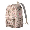 thumbnail image 2 of German Shepherd Dog and Flower Backpack for School,Cute School Bag,Schoolbag with Adjustable Shoulder Straps & Padded Back,15.7"x11.8"x5.5", 2 of 5