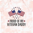 thumbnail image 4 of Inktastic Military Veteran Daddy Proud Son Daughter Boys or Girls Baby Bodysuit, 4 of 5
