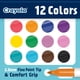 thumbnail image 3 of Juego de rotuladores Crayola Fine Point (12 quilates), punta fina, no tóxico, 3 of 9