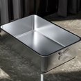 thumbnail image 5 of Stainless Steel Cats Litter Box With Enclosed Design And Antisplash Structure For Large Cats Easy Cleaning, 5 of 9