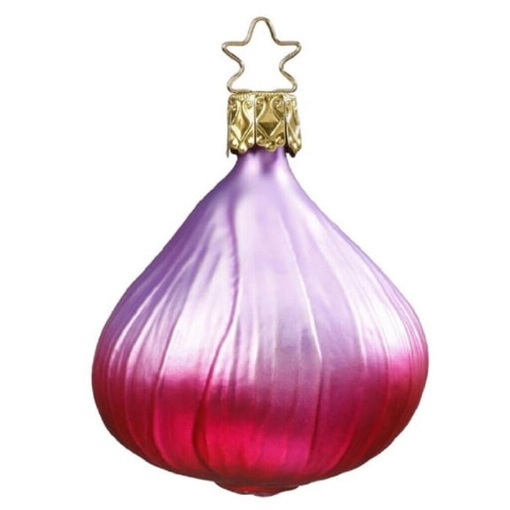Inge Glas Red Onion Bulb Glass Germany Vegetable 10098S010