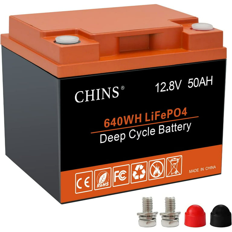 50Ah Lithium LiFePO4 Batterie PB-LI-50 (DIN) 50A - 12,8V / 50 Ah