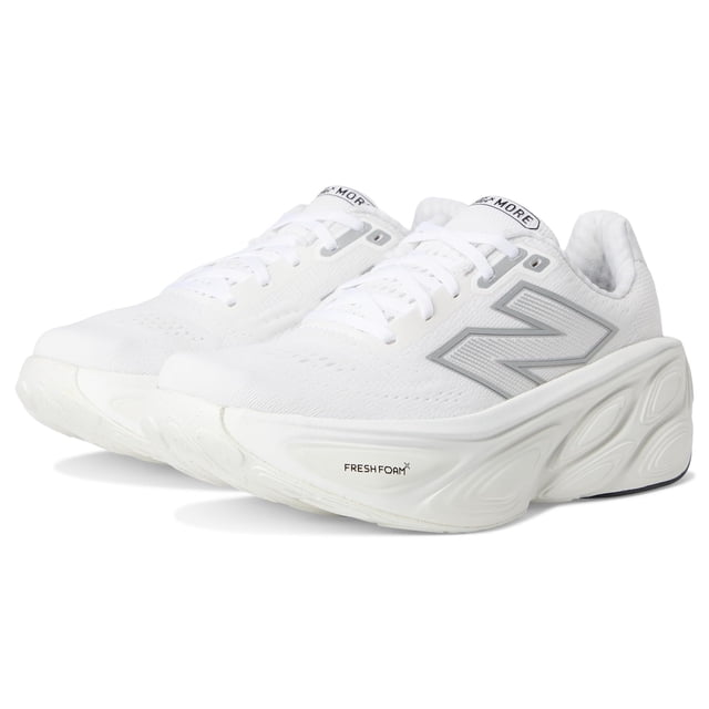 Zapatillas para correr Fresh Foam X More V5 para hombre de New Balance blancas
