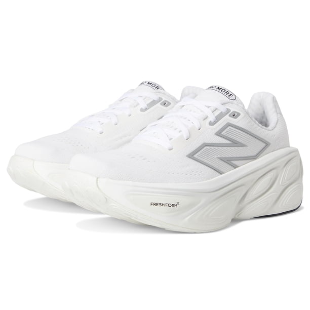 Zapatillas para correr Fresh Foam X More V5 para hombre de New Balance, blancas, talla 10.5 ancho