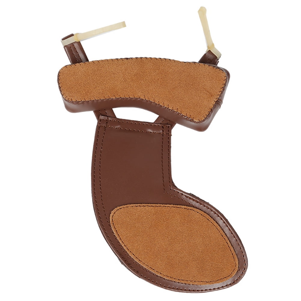 Violin Shoulder Pad Rest Holder Fiddle Support Fittings Leather Rack Beginners Cushion Sheepskin