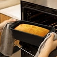 thumbnail image 4 of Square Baking Pan for Oven, Small Bread Loaf Pan, Non-Stick Carbon Steel Bakeware for Homemade Bread, 7.56x2.17 inches, 4 of 4