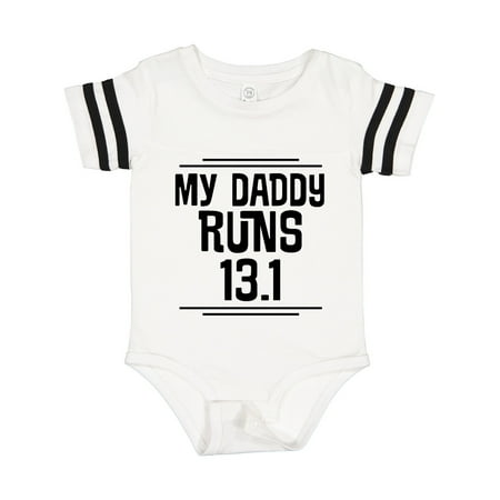 

Inktastic My Daddy Runs Half Marathon Gift Baby Boy or Baby Girl Bodysuit