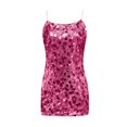 thumbnail image 4 of WEAIXIMIUNG Robe Mini Élégante à Paillettes pour Femmes, Soirée, Dos Ouvert, Robe Moulante pour Boîte de Nuit et Événements de Danse, 4 of 5