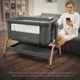 ANGELBLISS 3 in 1 Baby Bedside Sleeper with Comfy Mattress