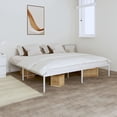 thumbnail image 1 of vidaXL Metal Bed Frame White 183x213 cm, 1 of 5