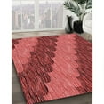 thumbnail image 3 of Ahgly Company Machine Washable Indoor Rectangle Transitional Red Area Rugs, 7' x 9', 3 of 7