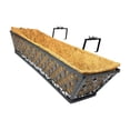 thumbnail image 4 of DYNWAVECA Balcony Flower Pot Stand Balcony Plant Holder Window Box Railing Planter Holder Patio Railing Planter Shelf for Outdoor Patio, 4 of 9