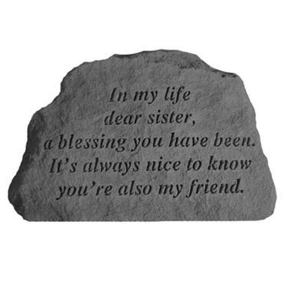 Sister - In My Life... Memorial Garden Stone - Walmart.com - Walmart.com