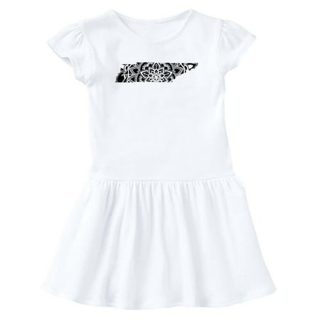 

Inktastic Tennessee Silhouette Mandala Gift Toddler Girl Dress