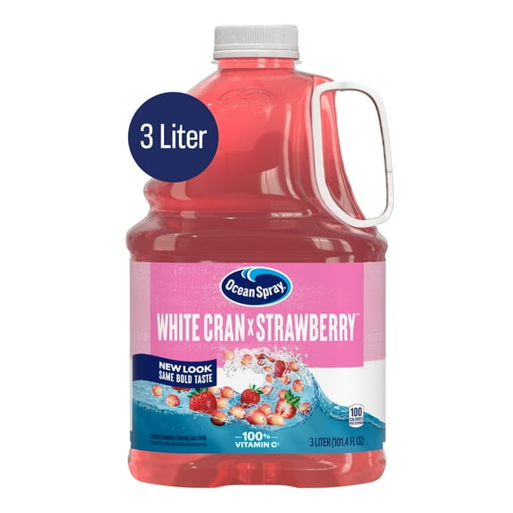 Ocean Spray® White Cran-Strawberry Juice Drink, 3L Bottle