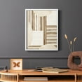 thumbnail image 6 of Neutral Stripes in White Solid Wood 8 x 10 Framed Print, 6 of 6