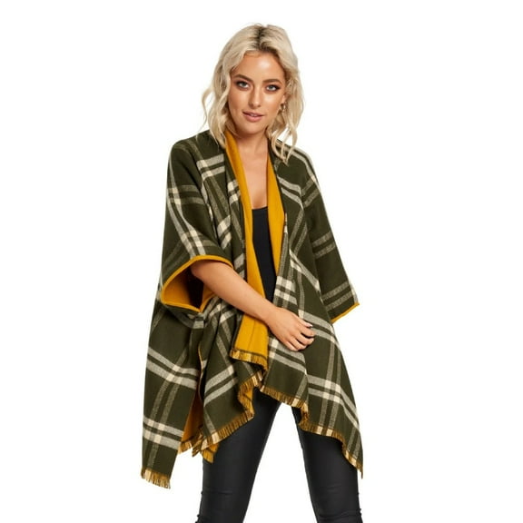 Jimmy Hourihan Green and Yellow Cape for Adults