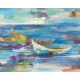 thumbnail image 2 of Hristova, Albena 32x26 White Modern Wood Framed Museum Art Print Titled - Mooring for the Day, 2 of 4