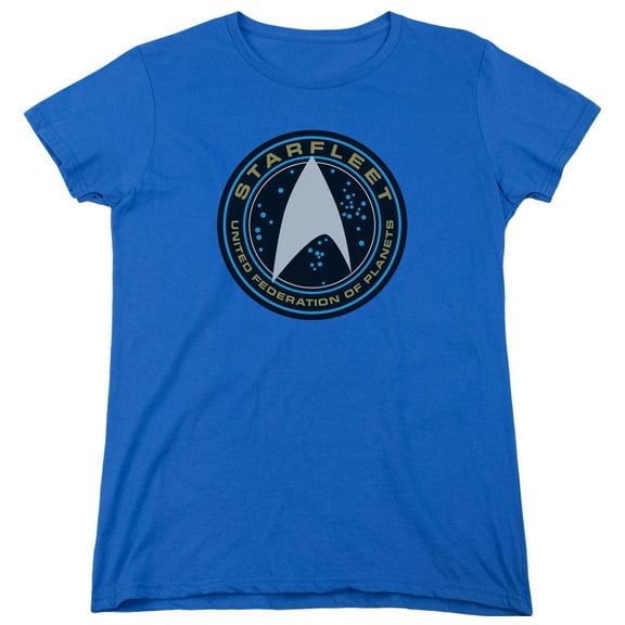 Star Trek Beyond - Starfleet Patch - Women's Short Sleeve Shirt - Small