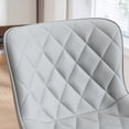 thumbnail image 7 of Kidol&Shellder Bar Stools Set of 2 Gray Adjustable Swivel High Back Counter Stools with Soft Cushion, 7 of 7