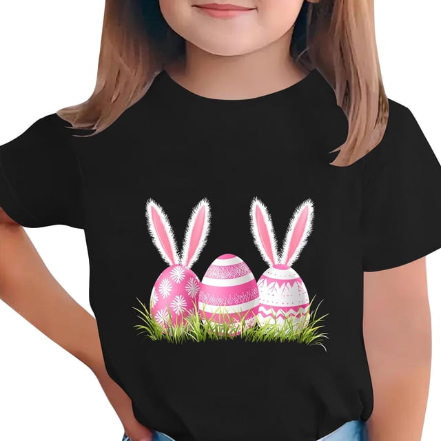 T-shirt à Manches Courtes pour Garçons Col Rond Imprimé Graphique pour Enfants 3-14 Ans