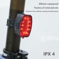 thumbnail image 3 of Naiovety 2 luces para bicicleta, lámpara para manillar, suministros para ciclismo, faros para bicicletas, tira trasera, equipo para exteriores, Type2 NO2, 3 of 6