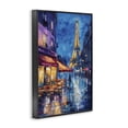 thumbnail image 2 of Stupell Industries Traditional Dusk Paris Street Scene Black Framed Giclee Art, 12 x 18, by Petals Prints Design, 2 of 8