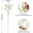 thumbnail image 3 of 30 PCS Babys Breath Artificial Flowers Fake Babys Breath Flowers Artificial Bulk White Gypsophila Bouquets Real Touch Faux Flowers for Wedding Floral Arrangement Party Home Decoration, 3 of 5