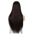 thumbnail image 2 of 250% Density 13X6 Straight Hd Lace Front Wigs Human Hair Pre Plucked Glueless Human Hair Lace Front Wigs for Black Women Transparent Lace Frontal Wigs Human Hair with Baby Hair Free Part 28 Inch, 2 of 9