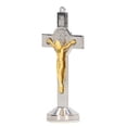 thumbnail image 1 of Standing Crucifix, Golden Silver Compact Design Crucifix Polished Gloosy  For Car Decoration, 1 of 8