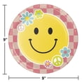 thumbnail image 3 of 96/Case Bulk Flower Power 8.75 Inch Dinner Plate, 3 of 6