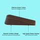 thumbnail image 4 of Topes de goma para puertas, protectores, color café, 4 unidades, 4 of 5