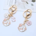 thumbnail image 3 of llaveros japoneses con forma de flor de cerezo y conejito., 3 of 6