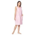 thumbnail image 2 of Casual Nights Women's Zipper Front House Dress Sleeveless Seersucker Housecoat Duster Lounger, 2 of 5