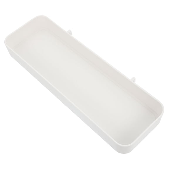 Luxshiny 1Pc Plastic Pegboard Bins White Wall Mounted Storage Container for Sundries