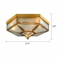 thumbnail image 2 of Tiffany Style Handmade Glass Chandelier Ceiling Light LED Lamp, 18 inch Vintage Glass Ceiling Lights Tiffany Lamp Hanging Lamp Home Decor, 2 of 7
