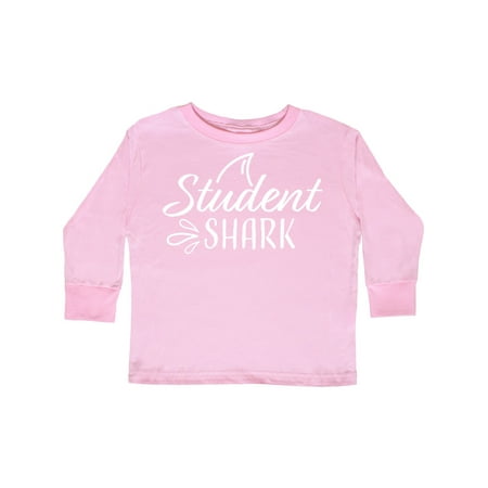 

Inktastic Student Shark with Fin Gift Toddler Boy or Toddler Girl Long Sleeve T-Shirt